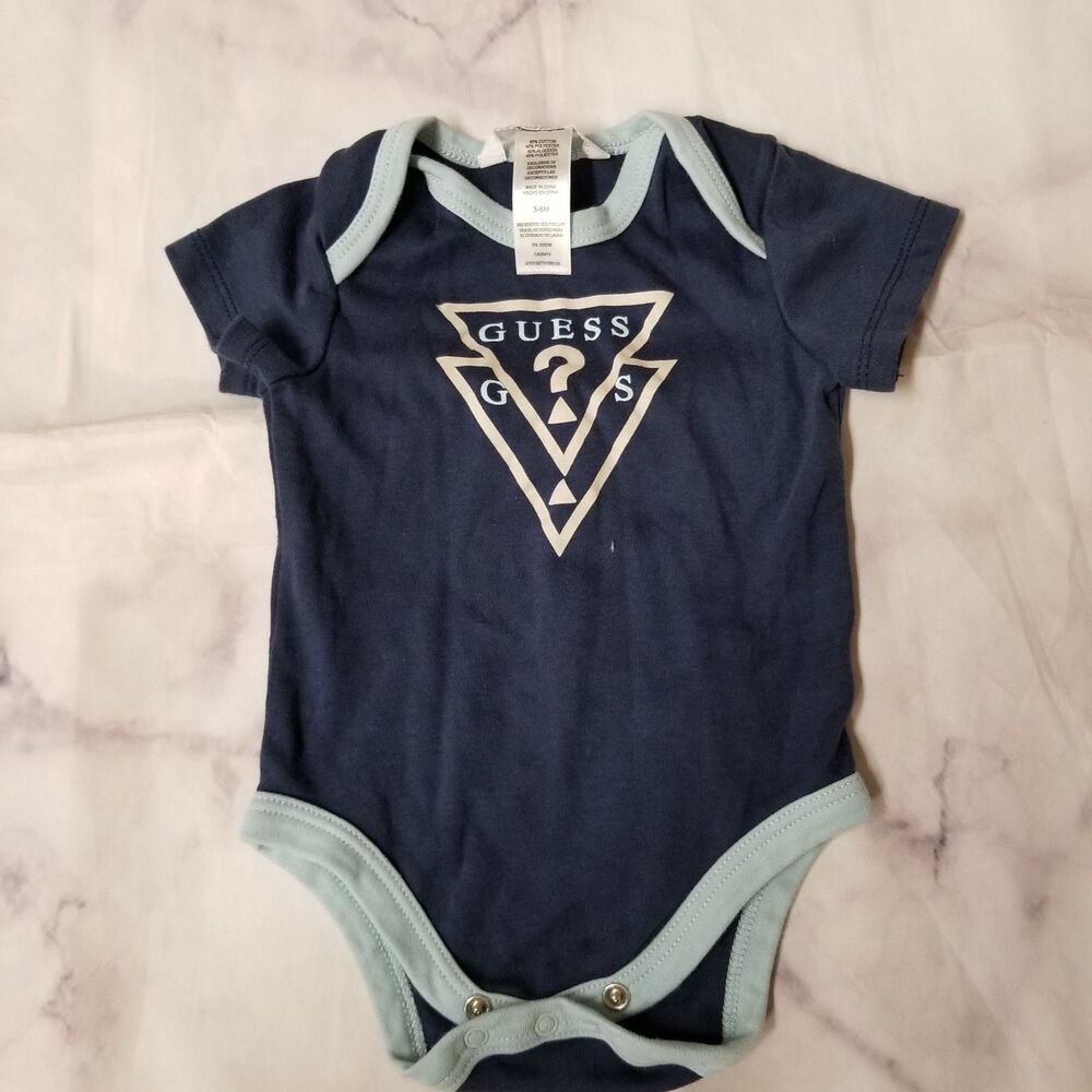 Guess Short Sleeve Bodysuit 3-6M
